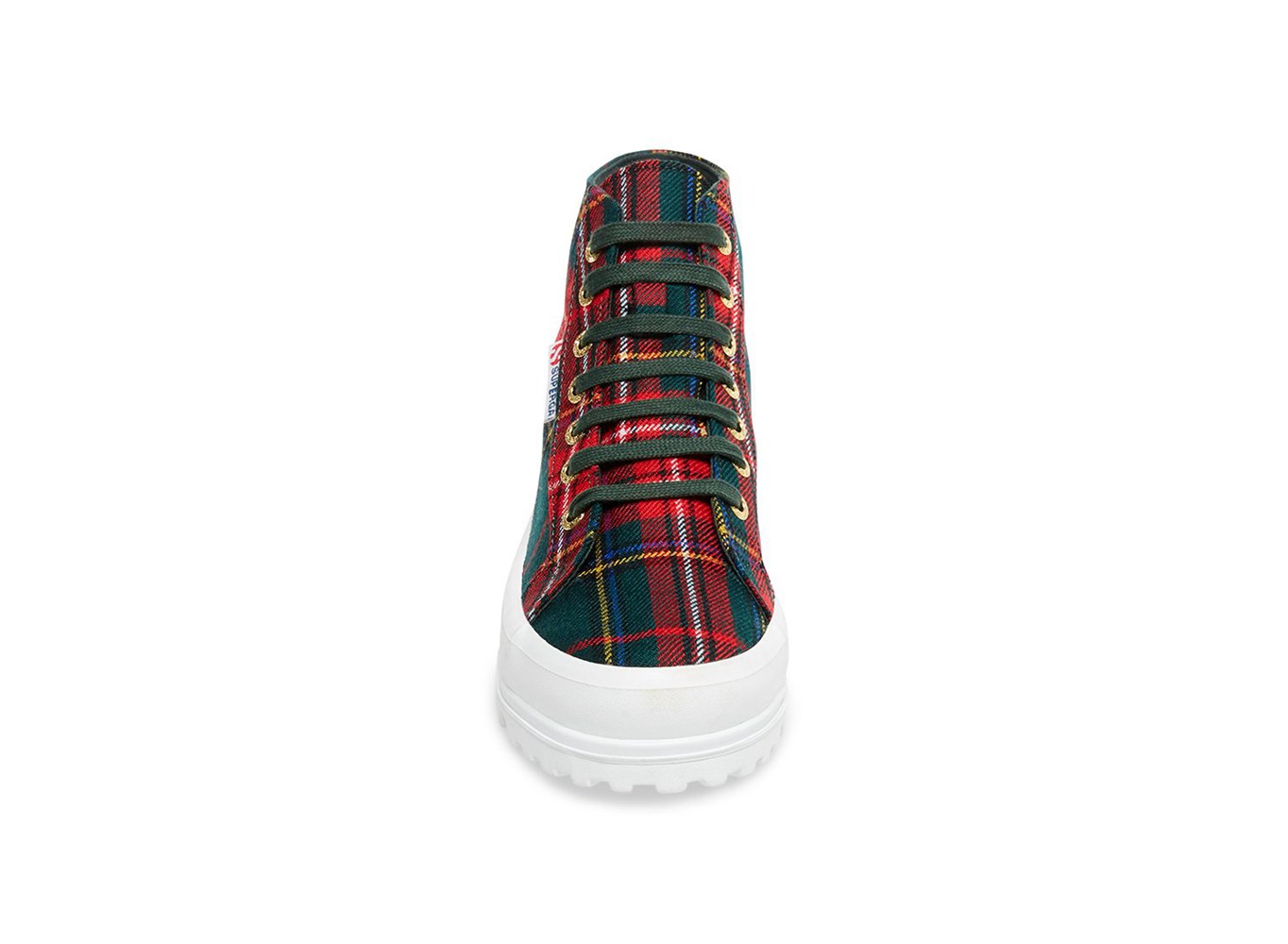 Botas Feminino Multicoloridas - Superga 2341 Cotw Plaid - OSLMR-2540